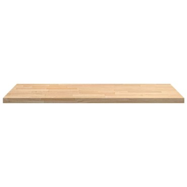 vidaXL πάγκος εργασίας κουζίνας 140x63,5x4cm στερεό δρυς ορθογώνιο