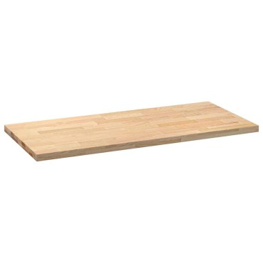 vidaXL πάγκος εργασίας κουζίνας 140x63,5x4cm στερεό δρυς ορθογώνιο