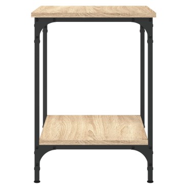 vidaXL Τραπεζάκι Σαλονιού Sonoma Δρυς 40x40x55cm Επεξεργ. Ξύλο 1 τεμ.