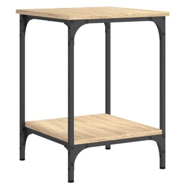 vidaXL Τραπεζάκι Σαλονιού Sonoma Δρυς 40x40x55cm Επεξεργ. Ξύλο 1 τεμ.