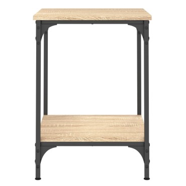 vidaXL Τραπεζάκι Σαλονιού Sonoma Δρυς 40x40x55cm Επεξεργ. Ξύλο 1 τεμ.