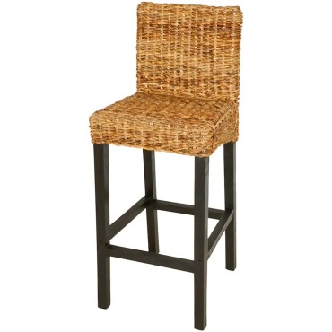 vidaXL Σκαμπό Μπαρ 2 τεμ. Καφέ από Άμπακα 45x44x111cm