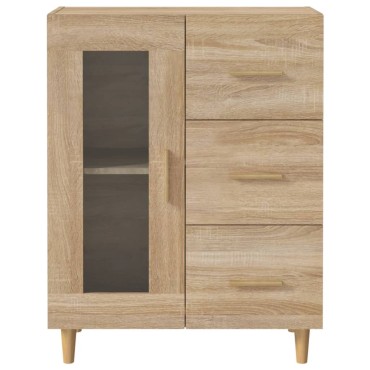 vidaXL Ντουλάπι Sonoma Δρυς 69,5x34x90cm από Επεξεργασμένο Ξύλο 1 τεμ.