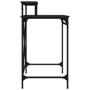vidaXL Γραφείο Μαύρο 80x50x90cm από Επεξεργασμένο Ξύλο 1 τεμ.