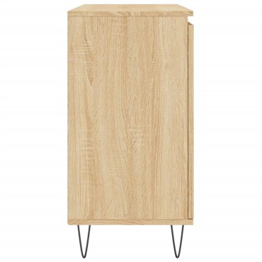 vidaXL Μπουφές Sonoma Δρυς 101,5x35x70cm από Επεξεργασμένο Ξύλο 1 τεμ.