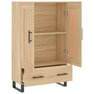vidaXL Ντουλάπα Sonoma Δρυς 69,5x31x115cm από Επεξεργασμένο Ξύλο 1 τεμ.