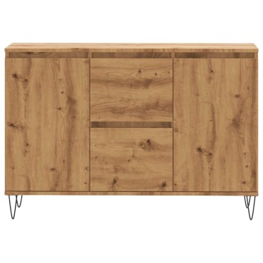 vidaXL Μπουφές Δρυς τεχνίτης 101,5x35x70cm από Επεξεργασμένο Ξύλο 1 τεμ.
