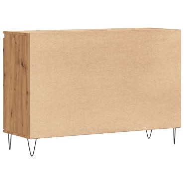 vidaXL Μπουφές Δρυς τεχνίτης 101,5x35x70cm από Επεξεργασμένο Ξύλο 1 τεμ.