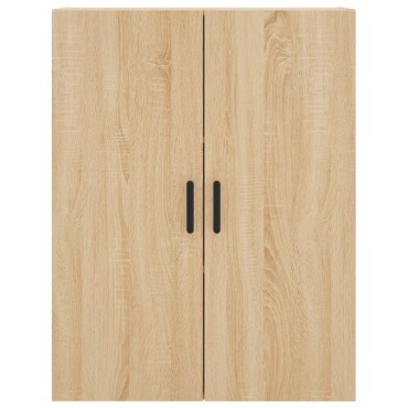 vidaXL Ντουλάπι Sonoma δρυς 69,5x34x180cm από Επεξεργασμένο Ξύλο 1 τεμ.