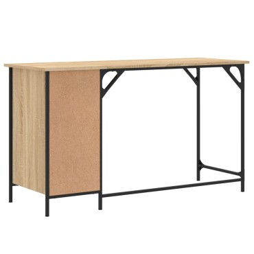 vidaXL Γραφείο Υπολογιστή Sonoma Δρυς 131x48x75cm Επεξεργασμένο Ξύλο 1 τεμ.