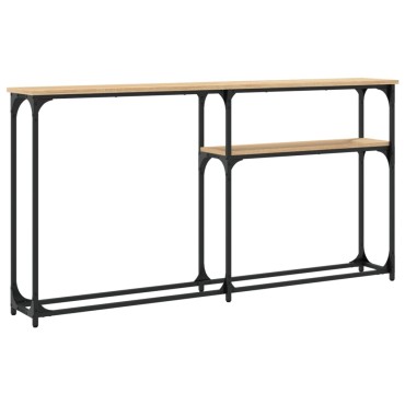 vidaXL Τραπέζι Κονσόλα Sonoma Δρυς 145x22,5x75cm Επεξεργασμένο Ξύλο 1 τεμ.