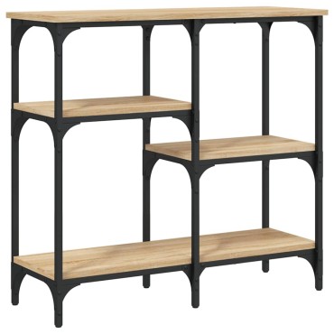 vidaXL Κονσόλα Τραπεζιού Sonoma Δρυς 80x29x75cm από Τεχνητό Ξύλο 1 τεμ.