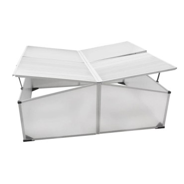 Χαμηλό Θερμοκήπιο 4 Πορτάκια 108x41x110 cm
