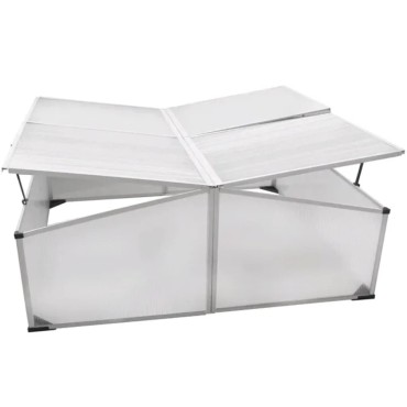 Χαμηλό Θερμοκήπιο 4 Πορτάκια 108x41x110 cm