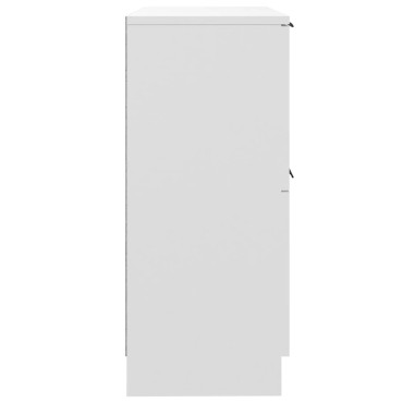 vidaXL Μπουφές Λευκά 30x30x70cm από Επεξεργασμένο Ξύλο 1 τεμ.