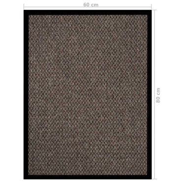 vidaXL Πατάκι Εισόδου Μπεζ 60 x 80 εκ.