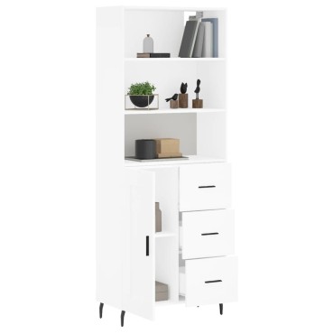 vidaXL Ντουλάπι Λευκό 69,5x34x180cm από Επεξεργασμένο Ξύλο 1 τεμ.