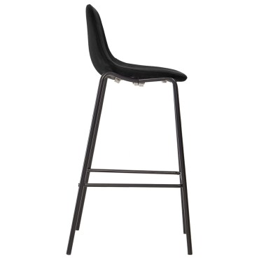 vidaXL Καρέκλες Μπαρ 6 τεμ. Μαύρες Υφασμάτινες 51x49x99cm