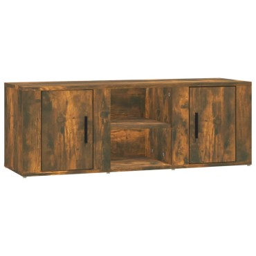 vidaXL Έπιπλο Τηλεόρασης Καπνιστή Δρυς 100x31,5x35cm Επεξ. Ξύλο