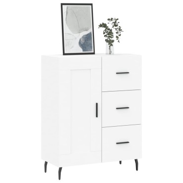 vidaXL Ντουλάπι Λευκό 69,5x34x90cm από Επεξεργασμένο Ξύλο 1 τεμ.