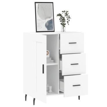 vidaXL Ντουλάπι Λευκό 69,5x34x90cm από Επεξεργασμένο Ξύλο 1 τεμ.