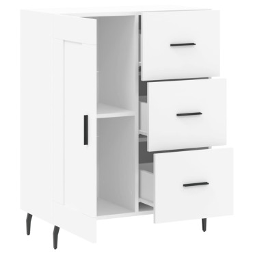 vidaXL Ντουλάπι Λευκό 69,5x34x90cm από Επεξεργασμένο Ξύλο 1 τεμ.