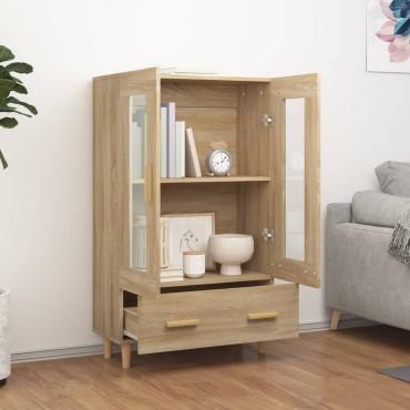 vidaXL Ντουλάπα Sonoma Δρυς 70x31x115cm από Επεξεργασμένο Ξύλο 1 τεμ.