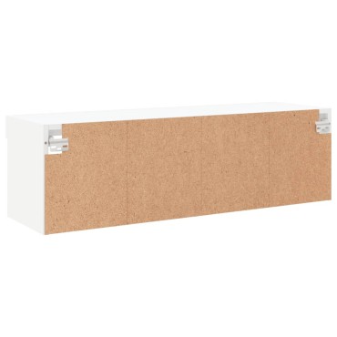 vidaXL Έπιπλο Τηλεόρασης με LED Λευκό 100x30x30cm