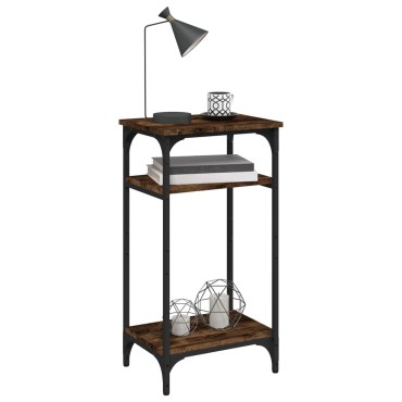 vidaXL Βοηθητικό Τραπέζι Καπνιστή Δρυς 40x30x75cm Επεξεργασμένο Ξύλο 1 τεμ.