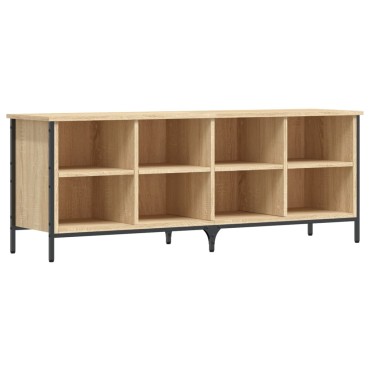 vidaXL Παπουτσοθήκη Sonoma Δρυς 131x35x50cm από Επεξεργ. Ξύλο