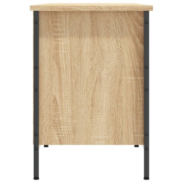 vidaXL Παπουτσοθήκη Sonoma Δρυς 131x35x50cm από Επεξεργ. Ξύλο