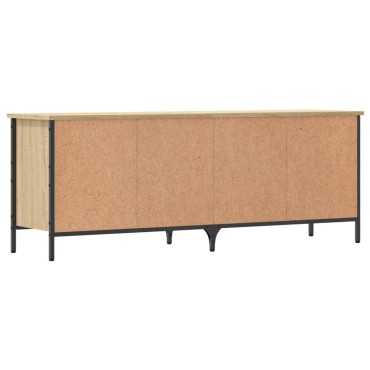 vidaXL Παπουτσοθήκη Sonoma Δρυς 131x35x50cm από Επεξεργ. Ξύλο