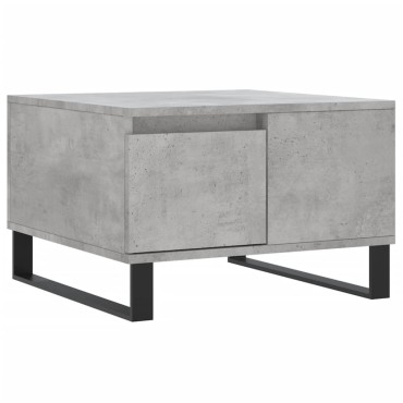 vidaXL Τραπεζάκι Σαλονιού Γκρι Σκυρ. 55x55x36,5cm Επεξεργ. Ξύλο 1 τεμ.