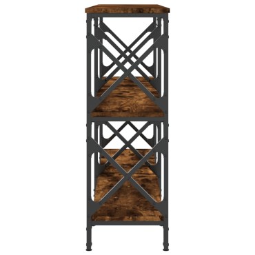 vidaXL Τραπέζι Κονσόλα Καπνιστή Δρυς 156x28x80,5cm Επεξεργασμένο Ξύλο 1 τεμ.