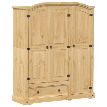 vidaXL Ντουλάπα Corona 151,5x52x186cm από Μασίφ Ξύλο Πεύκου 1 τεμ.