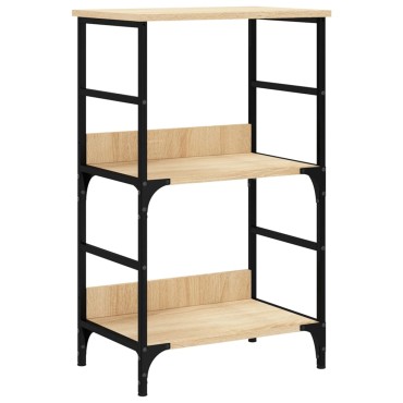 vidaXL Βιβλιοθήκη Sonoma Δρυς 50x33x82cm από Επεξεργασμένο Ξύλο 1 τεμ.