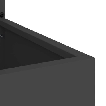 vidaXL Οθόνη Ιδιωτικότητας Κήπου Μαύρο 50 x 32 x 150 εκ