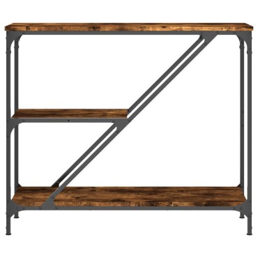 vidaXL Τραπέζι Κονσόλα Καπνιστή Δρυς 88,5x30x75cm Επεξεργασμένο Ξύλο 1 τεμ.