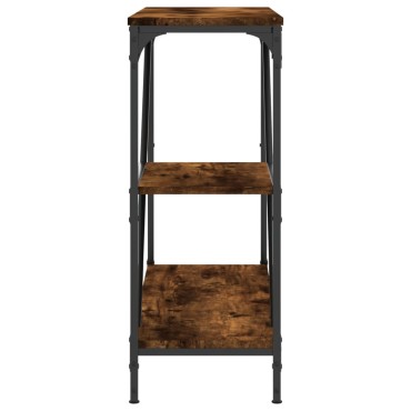 vidaXL Τραπέζι Κονσόλα Καπνιστή Δρυς 88,5x30x75cm Επεξεργασμένο Ξύλο 1 τεμ.