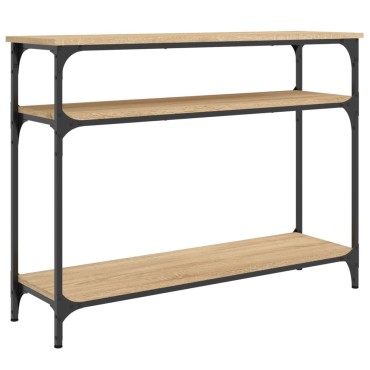 vidaXL Τραπέζι Κονσόλα Sonoma Δρυς 100x29x75cm Επεξεργασμένο Ξύλο 1 τεμ.