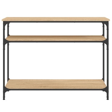 vidaXL Τραπέζι Κονσόλα Sonoma Δρυς 100x29x75cm Επεξεργασμένο Ξύλο 1 τεμ.