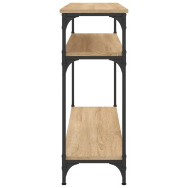 vidaXL Τραπέζι Κονσόλα Sonoma Δρυς 100x29x75cm Επεξεργασμένο Ξύλο 1 τεμ.