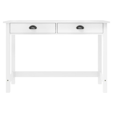 vidaXL Κονσόλα Hill 2 Συρτάρια 110x45x74cm από Μασίφ Ξύλο Πεύκου 1 τεμ.