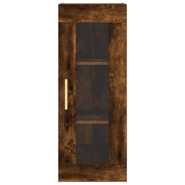 vidaXL Ντουλάπι Καπνιστή δρυς 34,5x34x180cm από Επεξεργασμένο Ξύλο 1 τεμ.