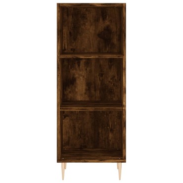 vidaXL Ντουλάπι Καπνιστή δρυς 34,5x34x180cm από Επεξεργασμένο Ξύλο 1 τεμ.