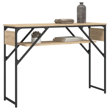 vidaXL Τραπέζι Κονσόλα Sonoma Δρυς 105x30x75cm από Επεξεργ. Ξύλο 1 τεμ.