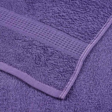 vidaXL Σετ Πετσετών 12 Τεμαχίων FROGN Μωβ 360 γρ./μ²
