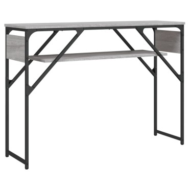 vidaXL Τραπέζι Κονσόλα Γκρι Sonoma 105x30x75cm από Επεξεργ. Ξύλο 1 τεμ.