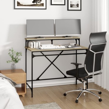 vidaXL Γραφείο Sonoma Δρυς 100x50x90cm από Επεξεργασμένο Ξύλο 1 τεμ.