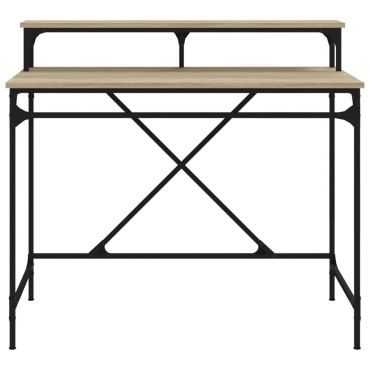 vidaXL Γραφείο Sonoma Δρυς 100x50x90cm από Επεξεργασμένο Ξύλο 1 τεμ.